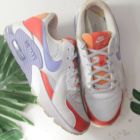Nike Shoes - Nike AIr Max Excee Orange Purple White Sneaker 002673 size 6.5 Womens/5 Youth